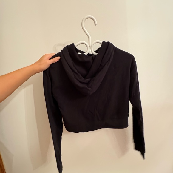 H&M Black Hoodie with White Accents - Picture 2 of 3